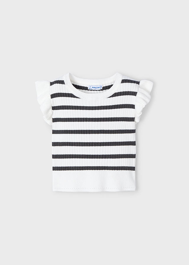 Stripe Ribbed Top, 3024