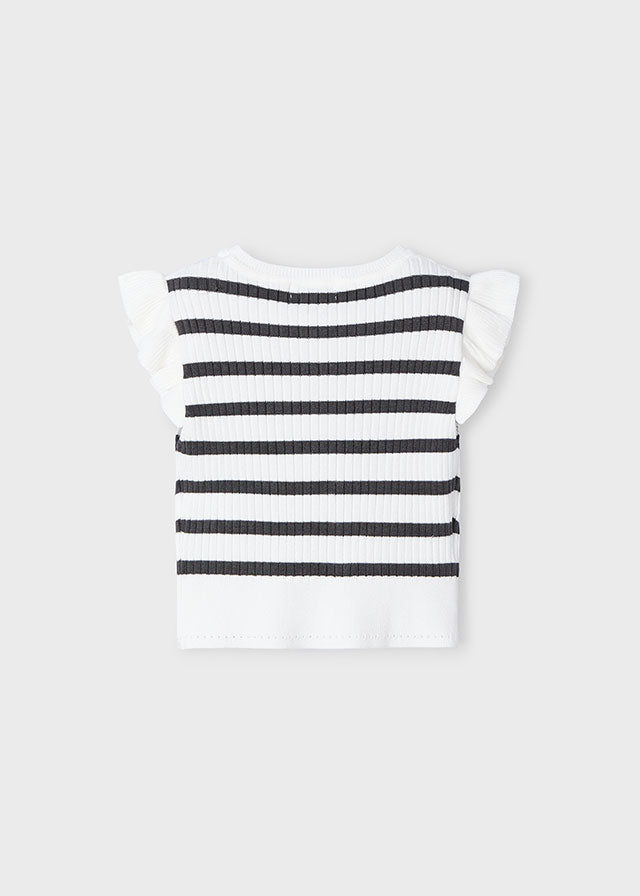 Stripe Ribbed Top, 3024