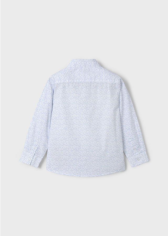 L/S Buttondown Shirt, Blue, 3117