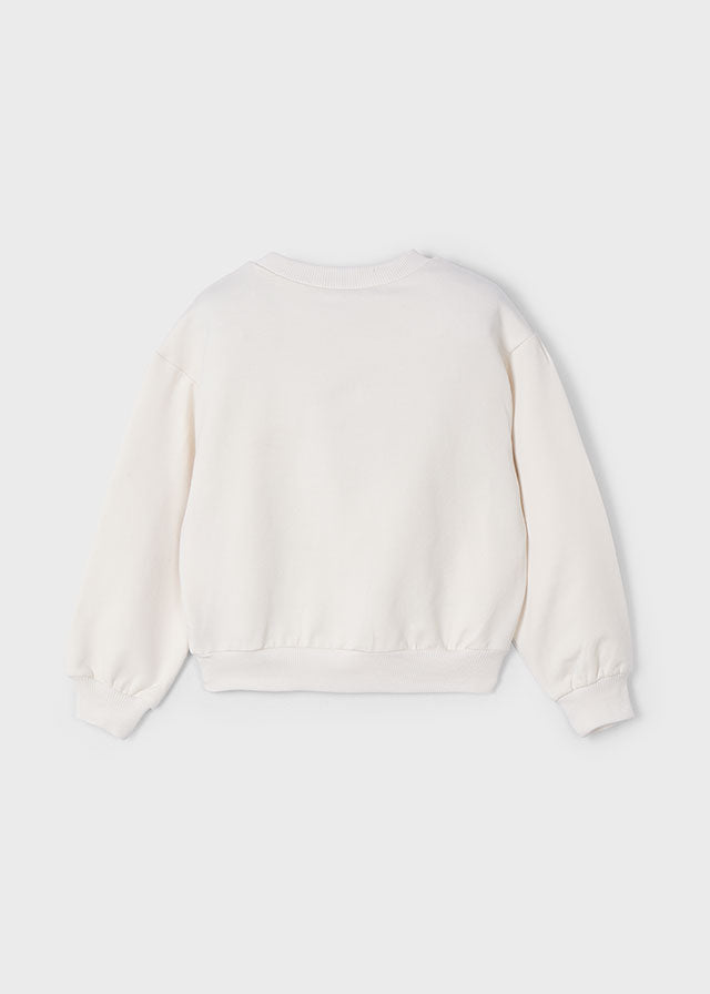 Embroidered Flower Sweatshirt, 3402