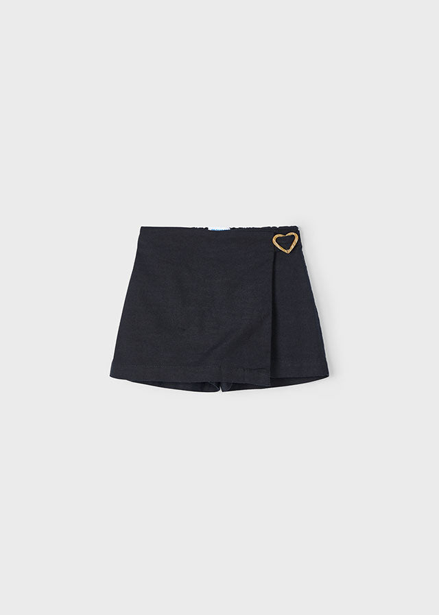 Skort, Black, 3906