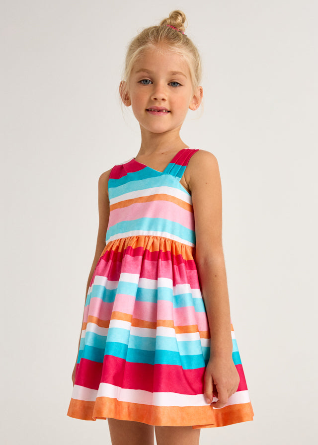 Magenta Stripe Dress, 3920