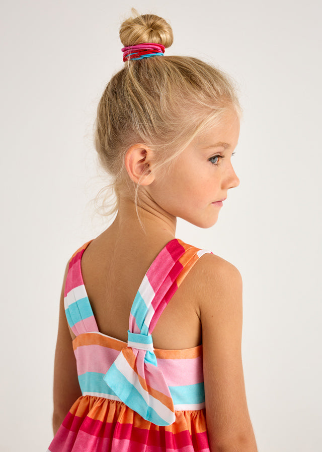 Magenta Stripe Dress, 3920