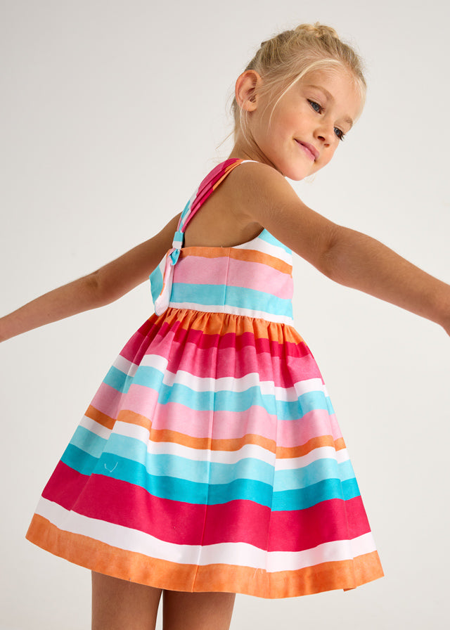 Magenta Stripe Dress, 3920