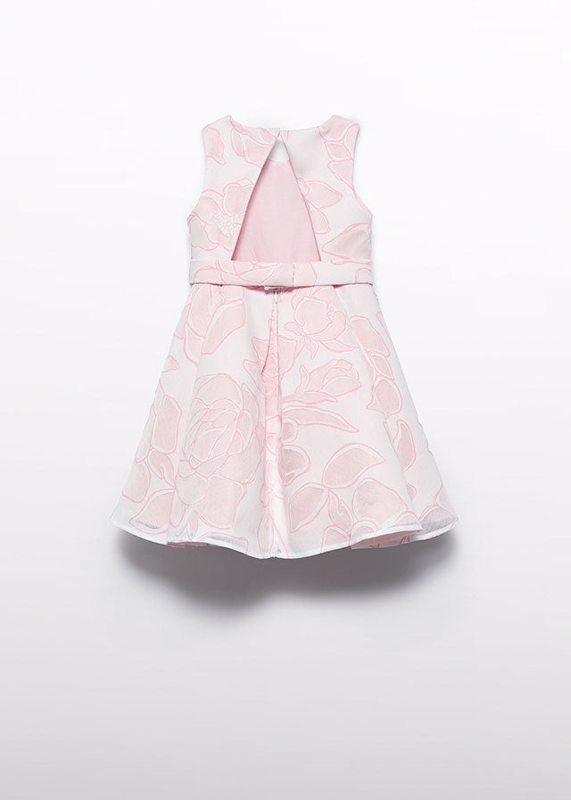 Devore Floral Dress, Peony