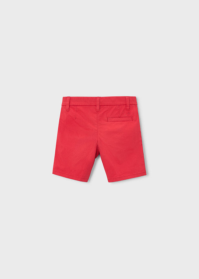 Twill Chino Shorts, Tomato, 202