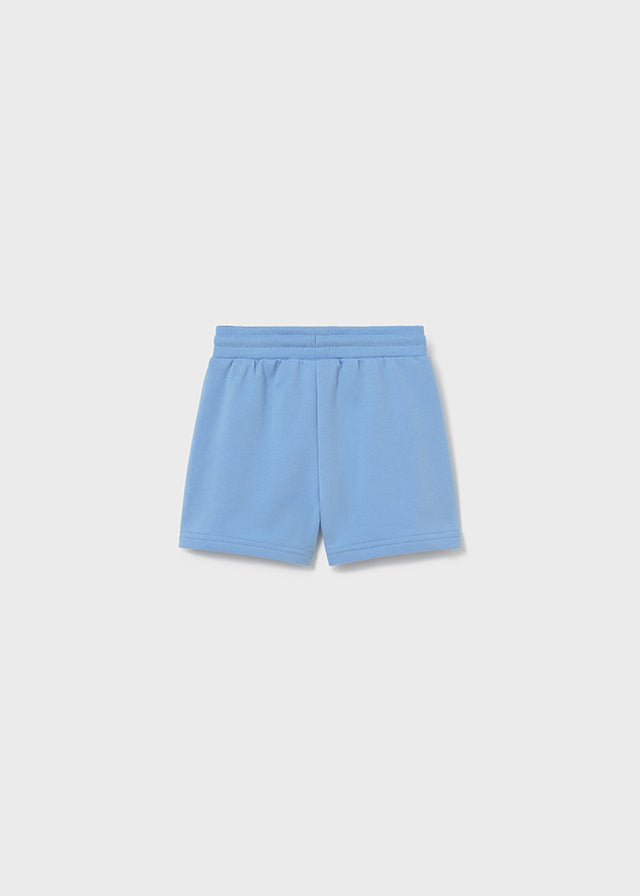 Fleece Shorts, Sky Blue, 621