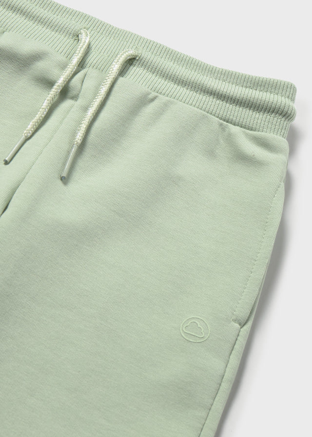 Cuffed Fleece Pants, Matcha, 711