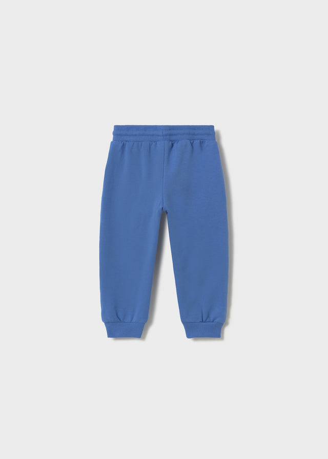 Cuffed Fleece Pants, Blue, 711