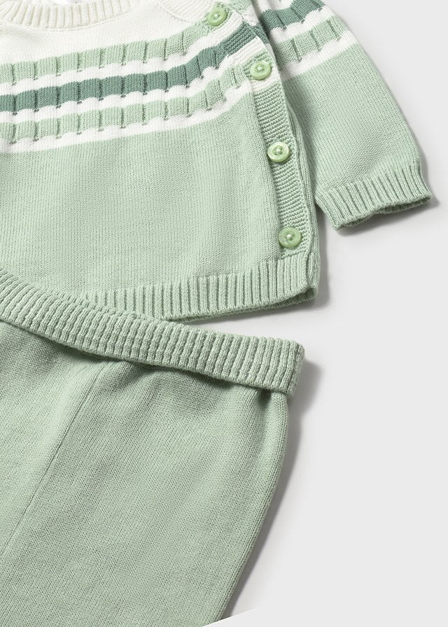 Baby Knit Set, Seafoam, 1505