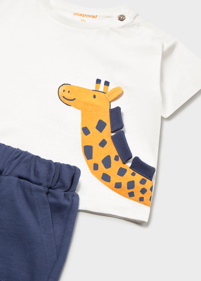 S/S Giraffe Tee, 1668
