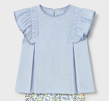 Blue Top w/Ruffle, 1748