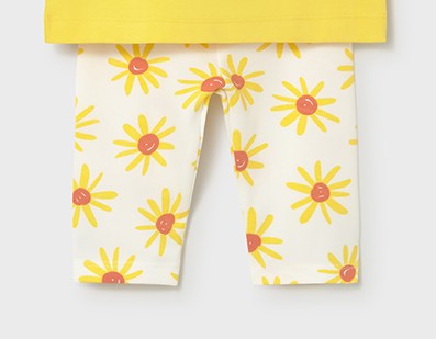 Sunshine Print Capri Leggings, 1751