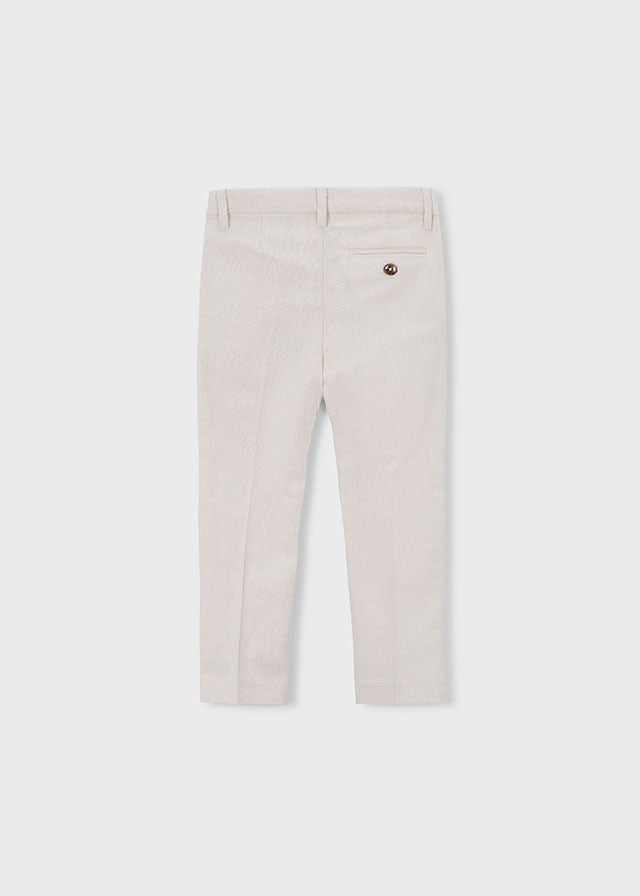 Linen Suit Pants, Oat, 3574