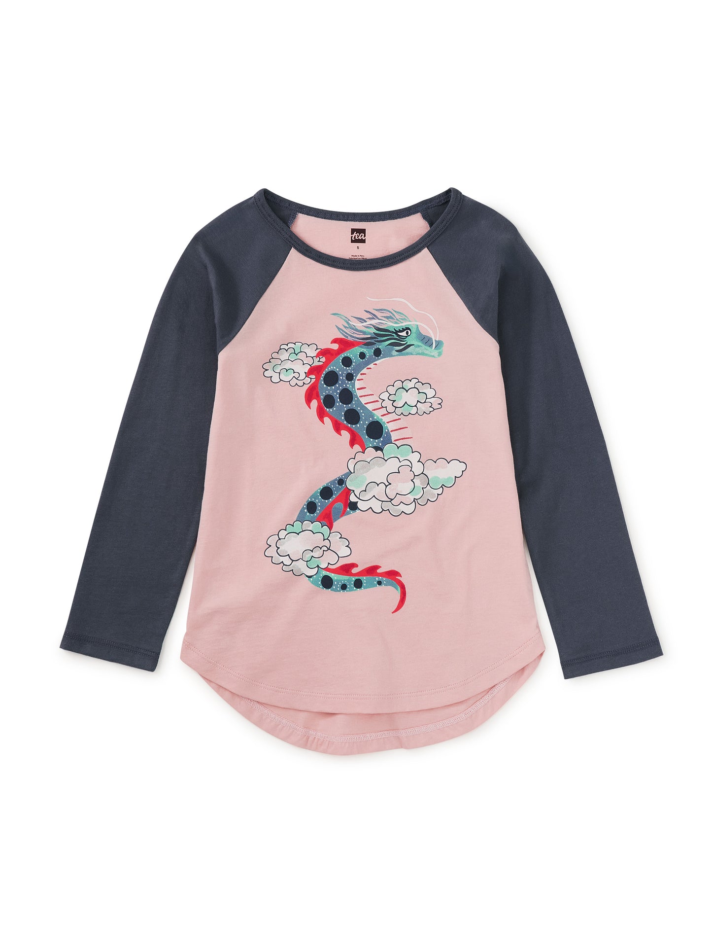 Dragon Graphic Raglan Tee
