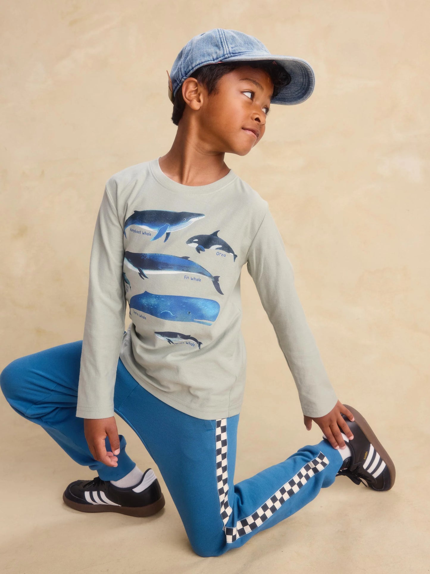 L/S Graphic Tee, Whale Discovery