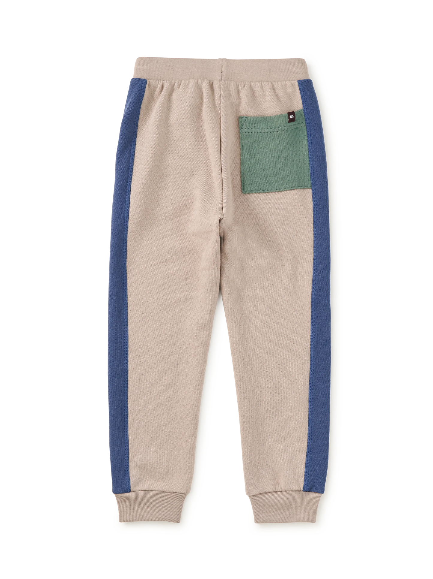 Color Block Stripe-Out Joggers, Mist