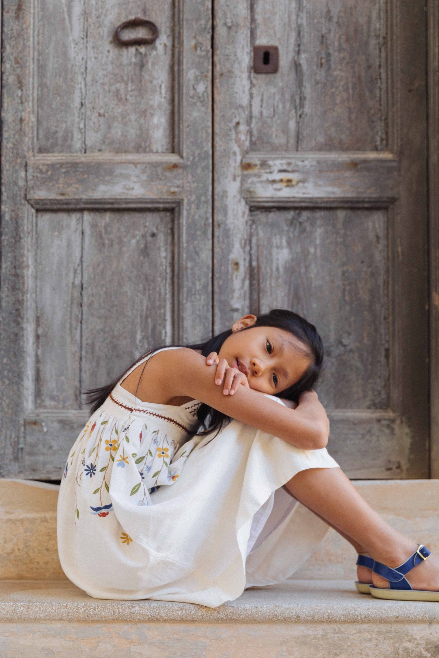 Siena Dress in Opaline Silk