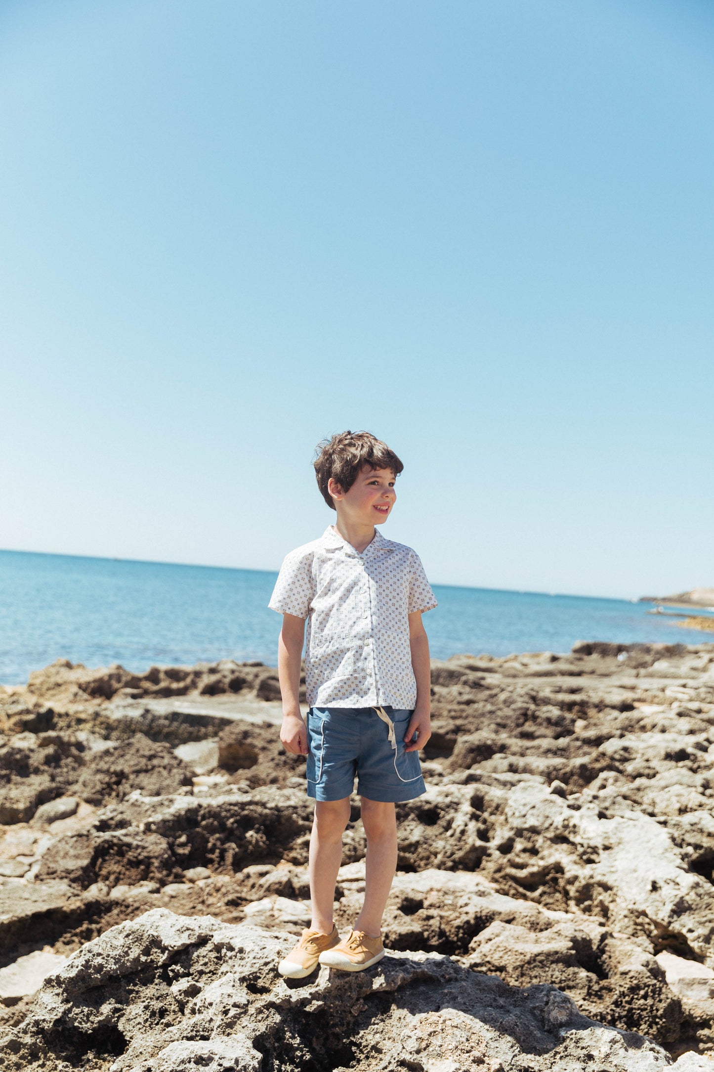 Birch Shorts, Coastal Blue