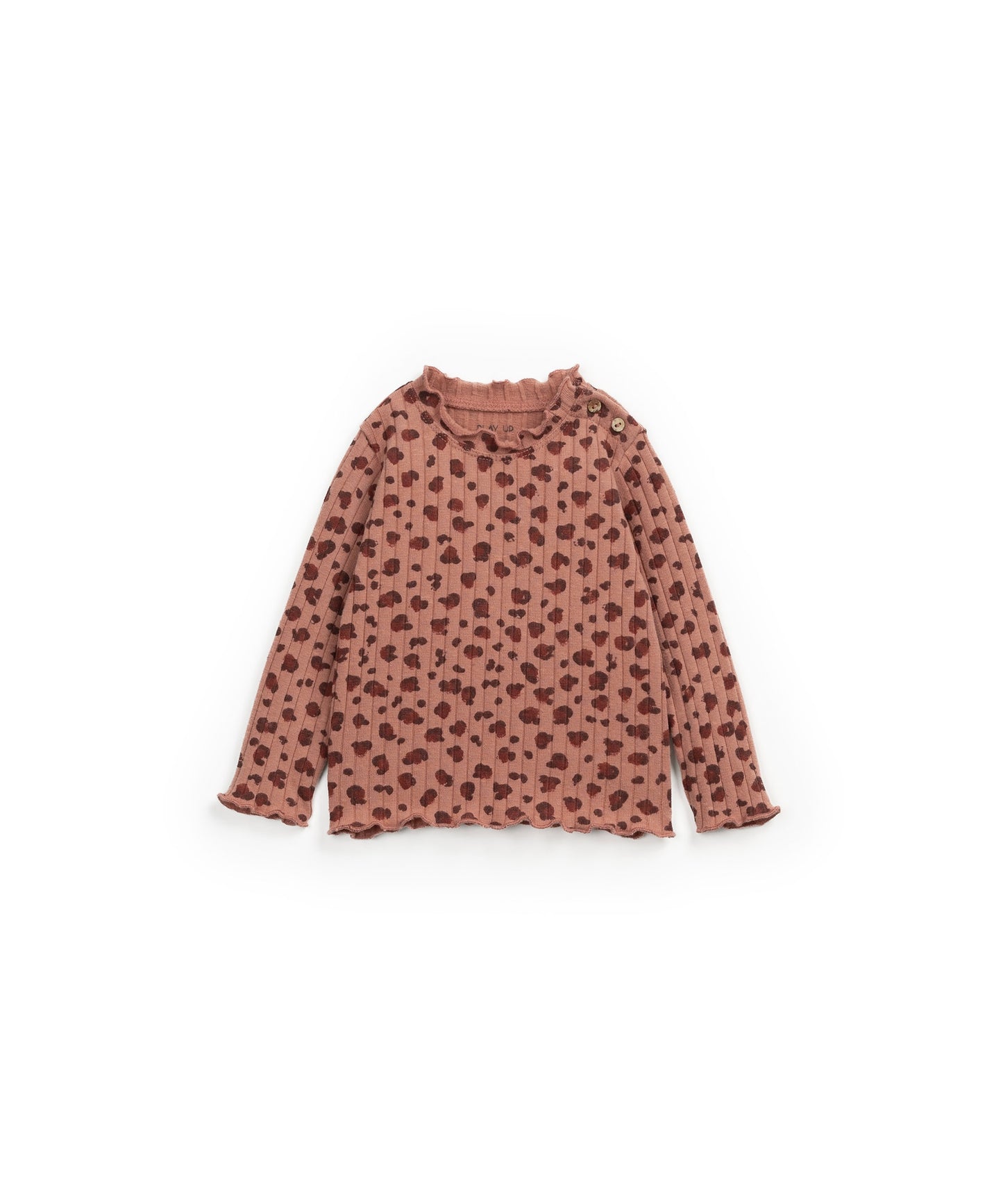 Rib L/S Shirt, Spotted