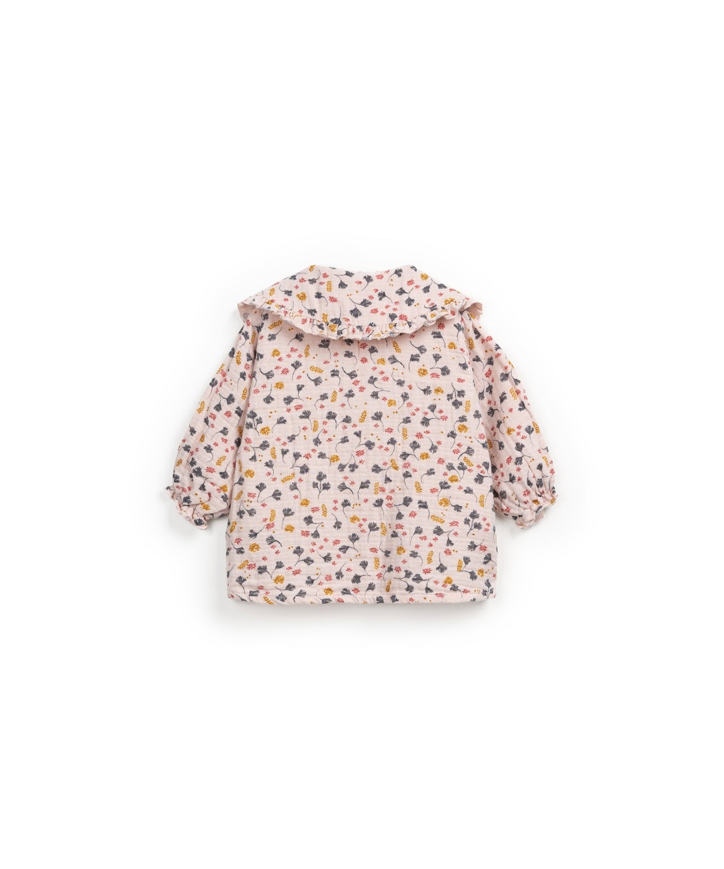 Woven Tunic, Pale Pink Floral