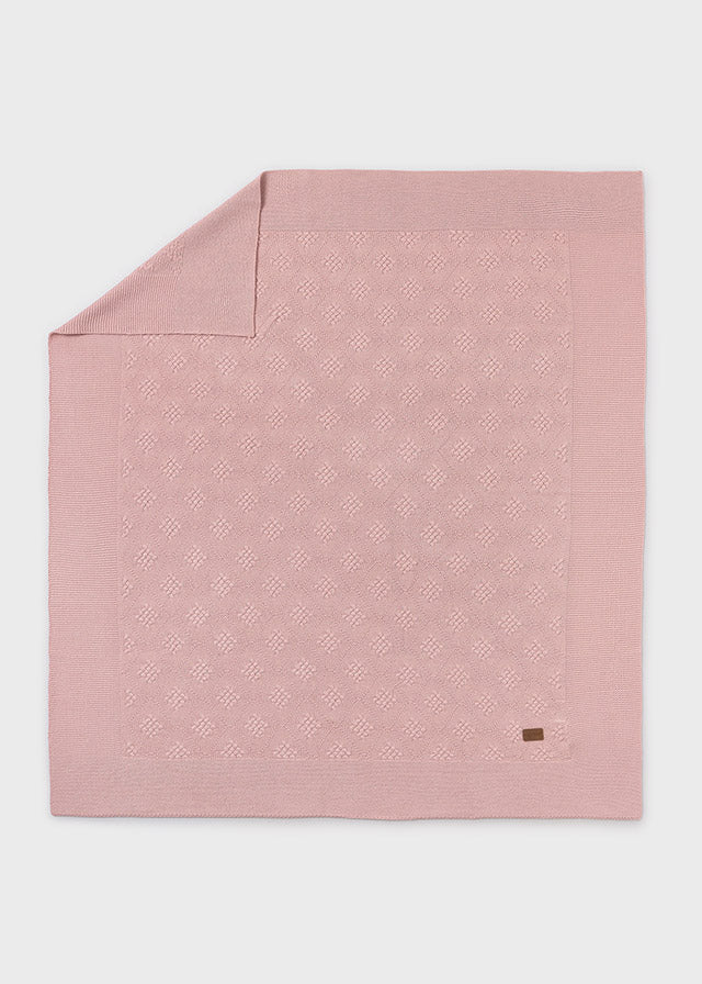 Knit Cotton Baby Blanket, 19476