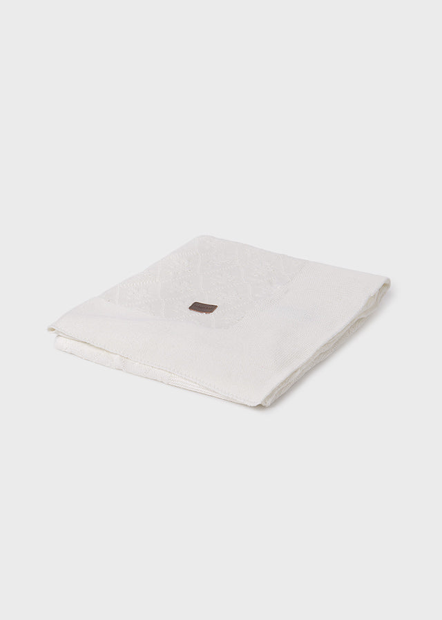 Knit Cotton Baby Blanket, 19476