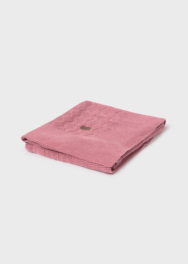 Knit Cotton Baby Blanket, 19476