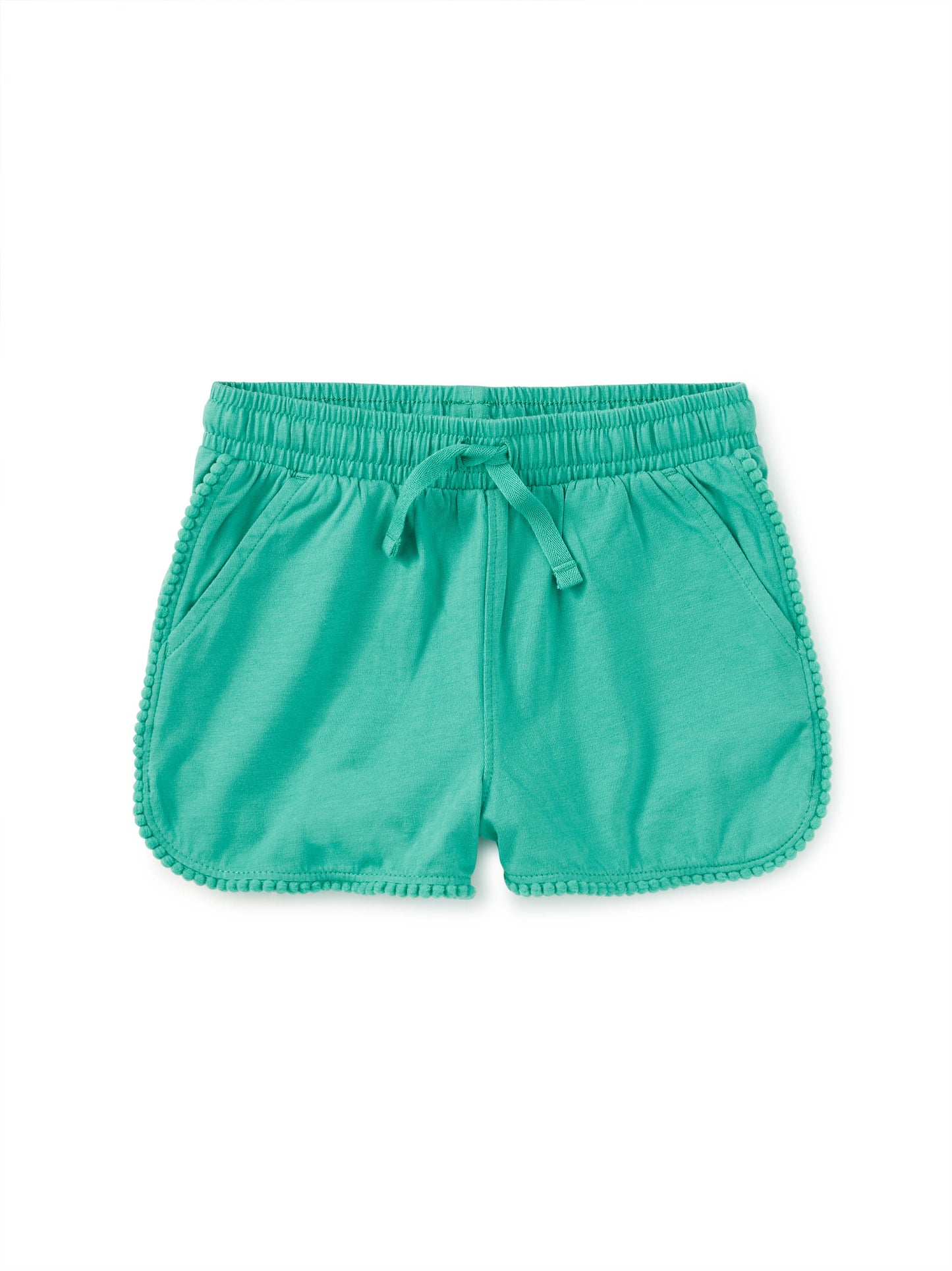 Pom-Pom Gym Shorts, Glaze Blue