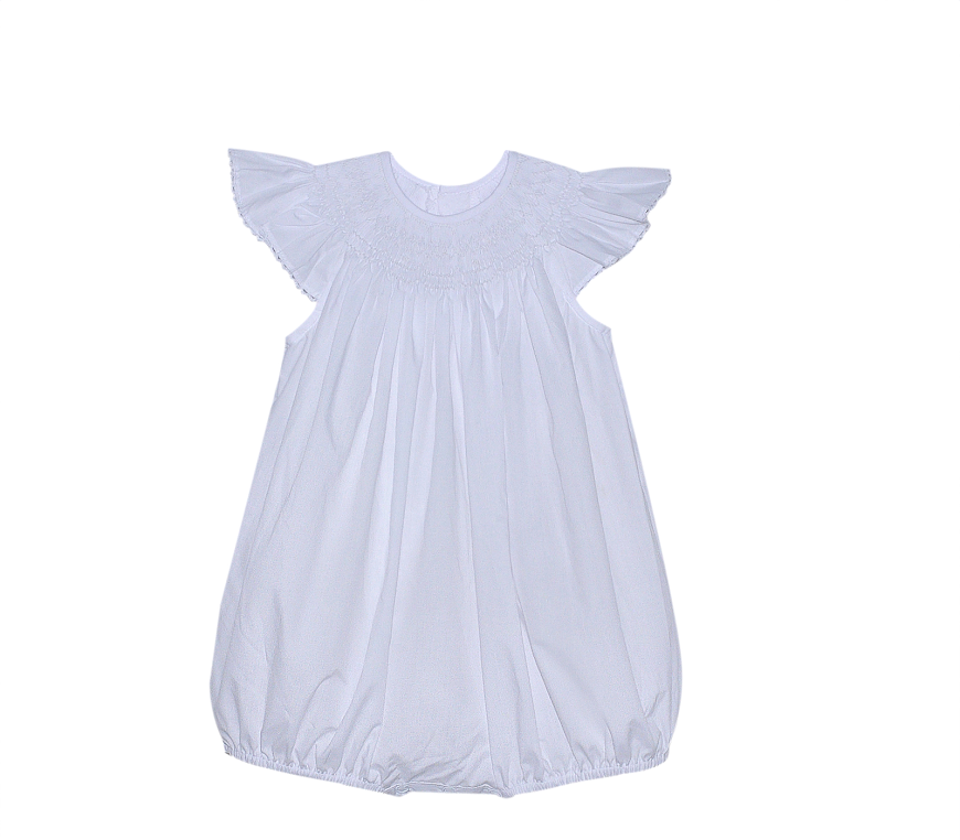 White Georgette Angel Bubble