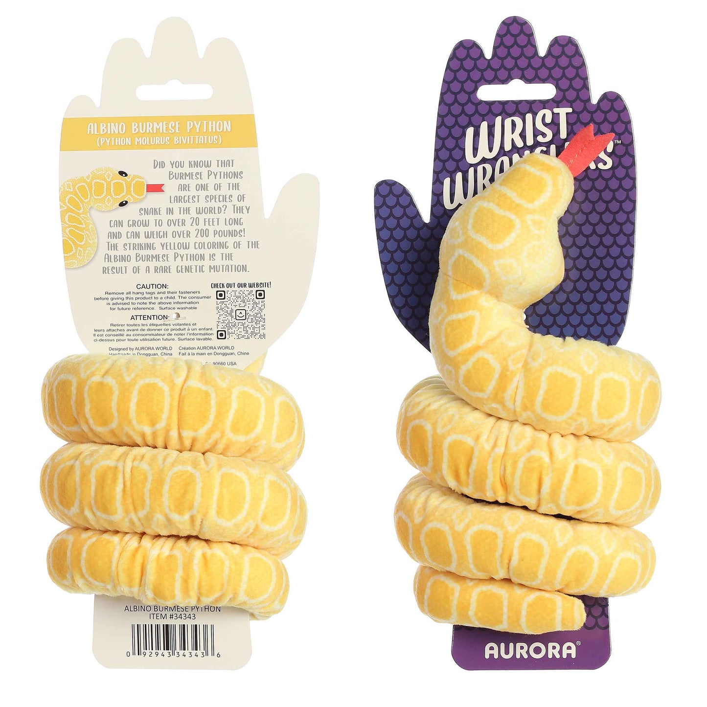 Wrist Wranglers - Albino Burmese Python