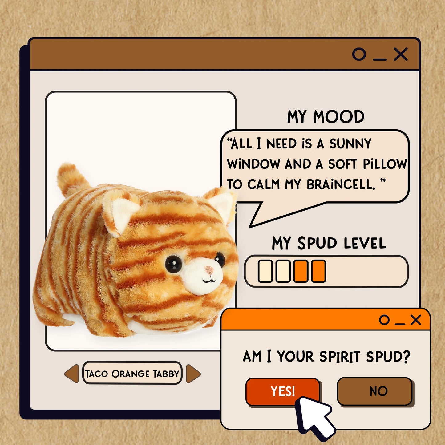 Spudster - Taco Orange Tabby