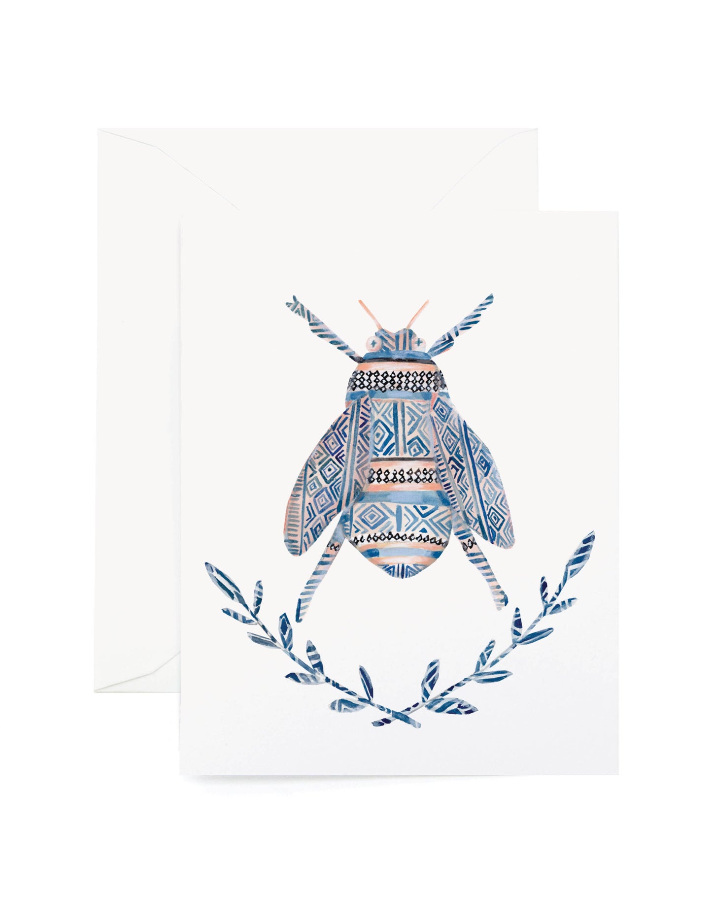 Bloomy Bee Greeting Card