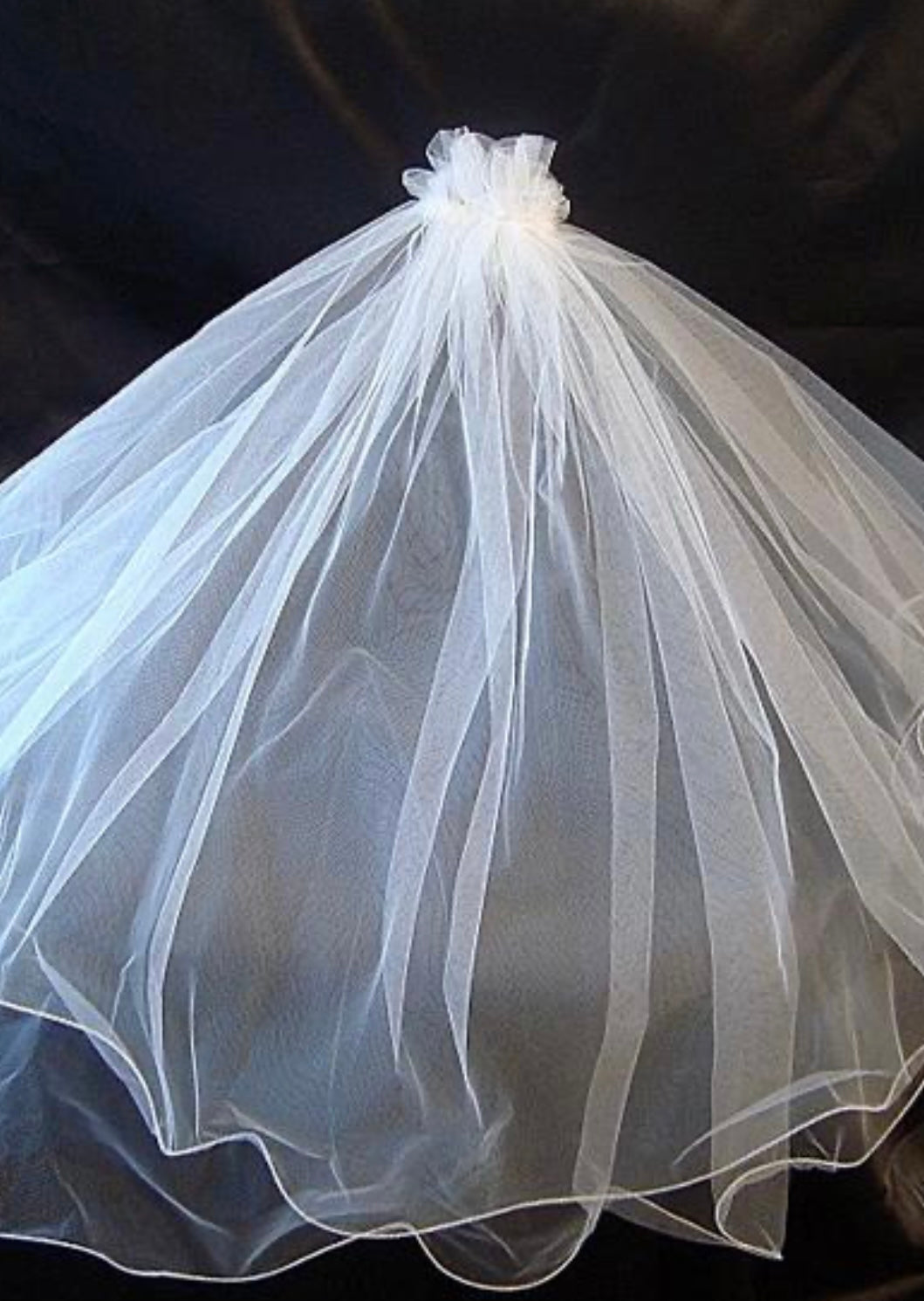 Plain Veil, White