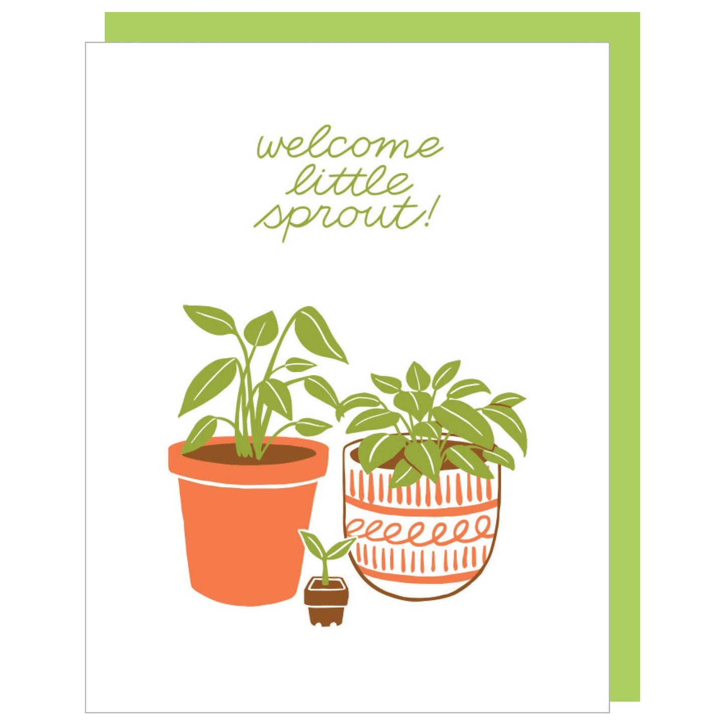 Plant Sprout Baby Card