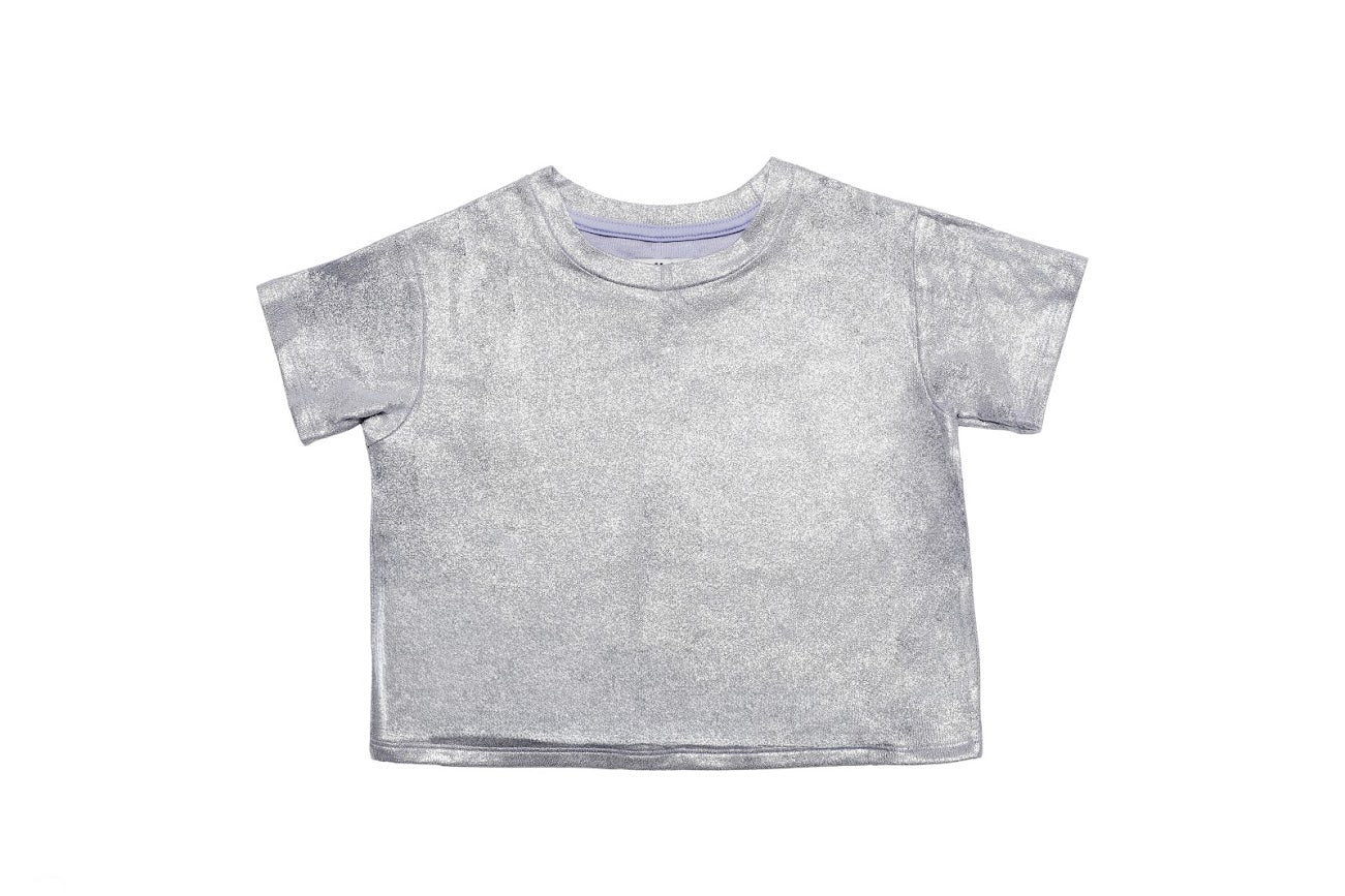 Metallic T-Shirt, Silver