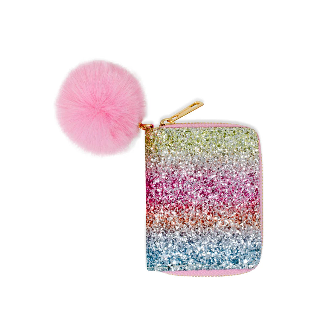 Glitter Pom Pom Wallet