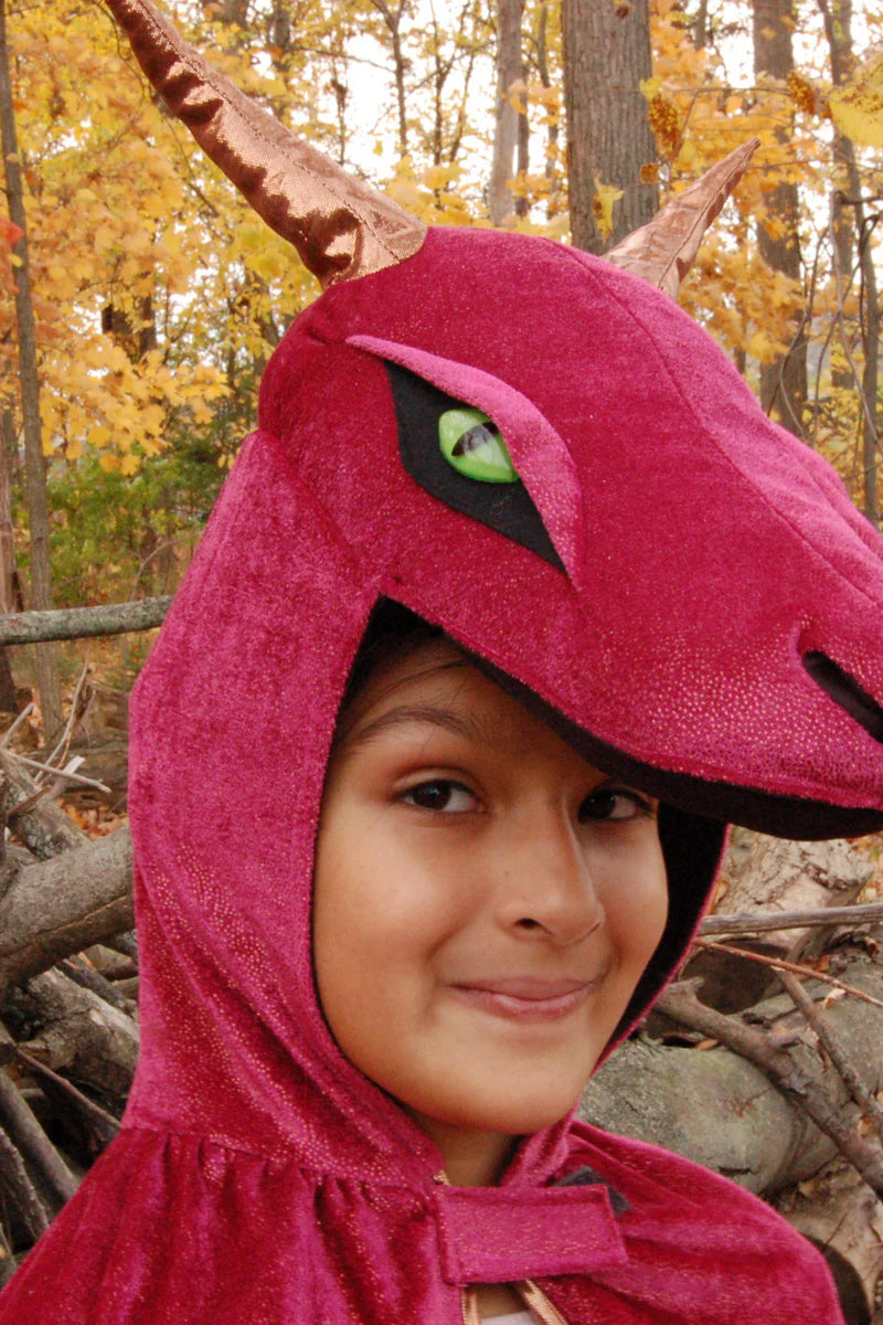 Starry Night Dragon Cape, Red/Copper