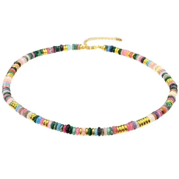 Stone Candy Necklace, Multi-Color