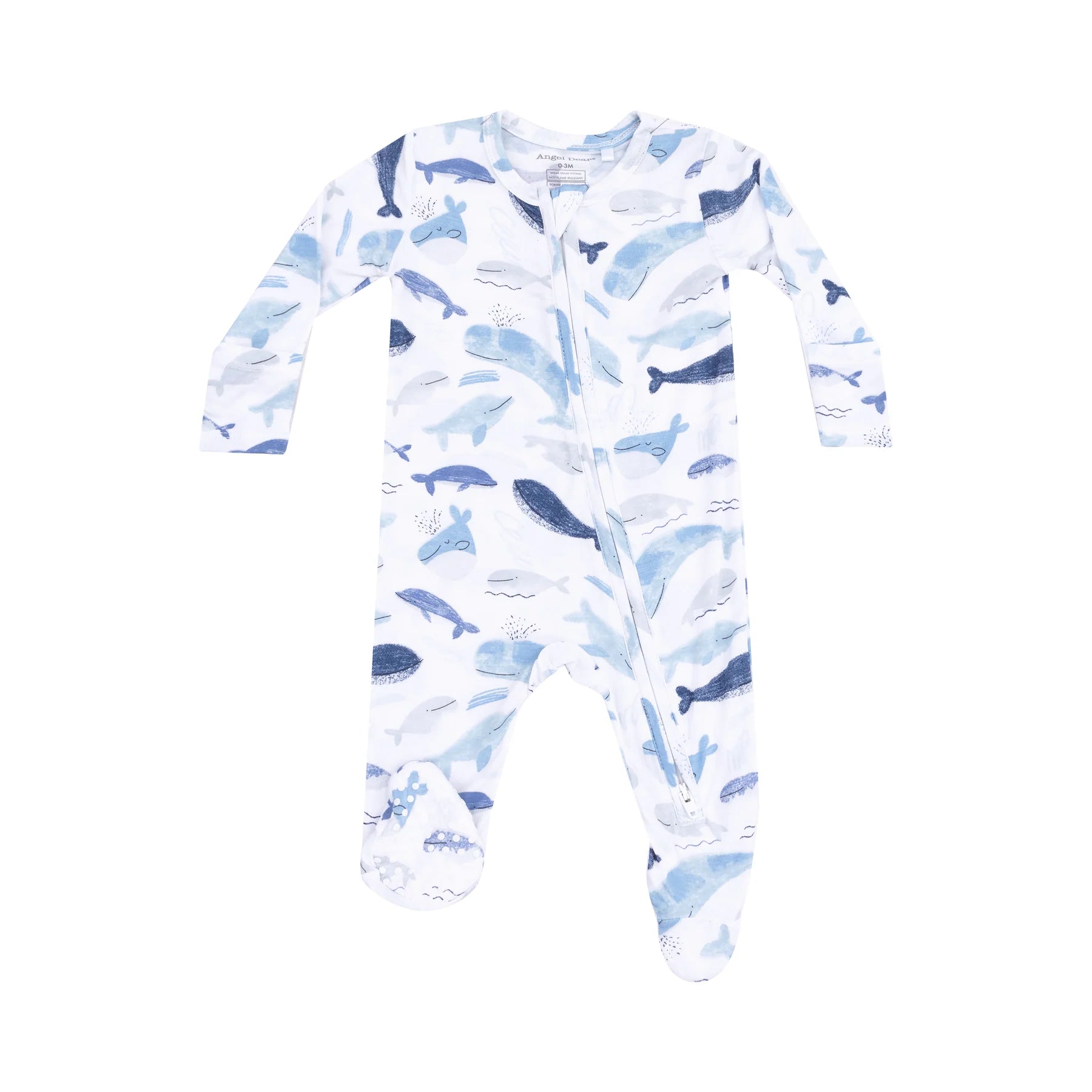 Zippered Footie- Elephants