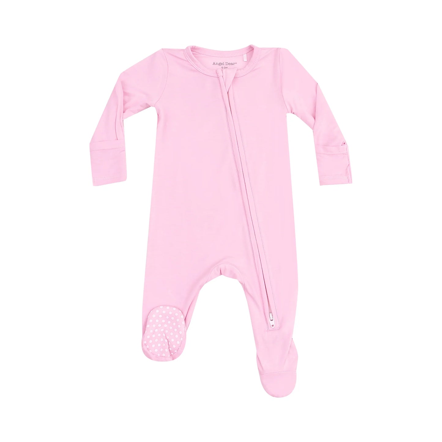 Zipper Footie, Nosegay Pink