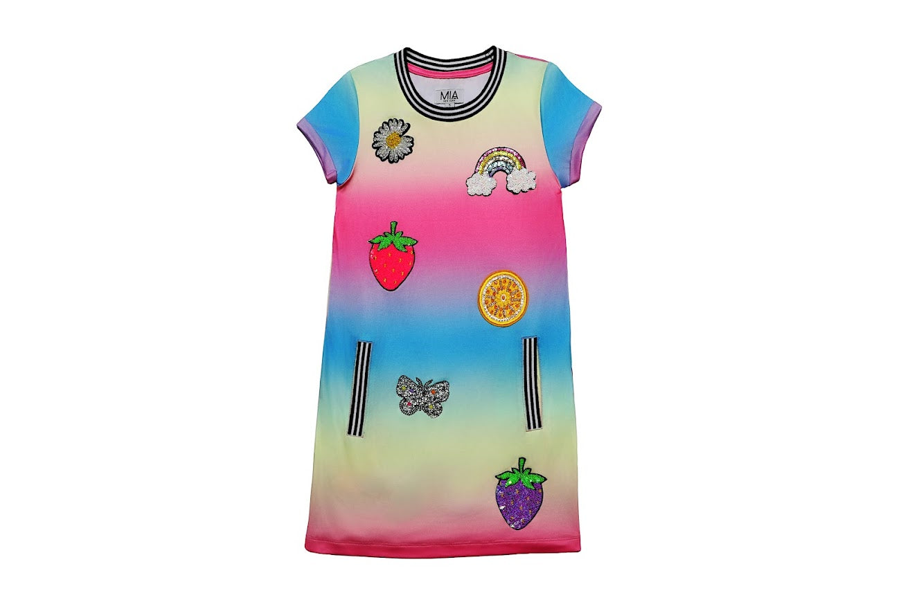 Icon Dress, Rainbow