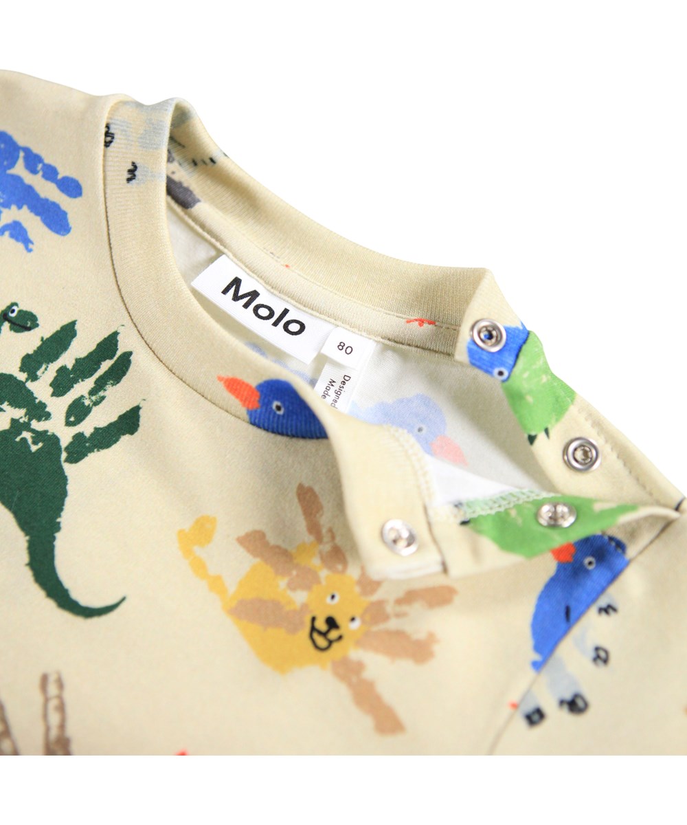 Eloy L/S Shirt, Hand Animals
