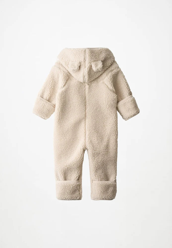 Umeko Fleece Suit, Soft Powder