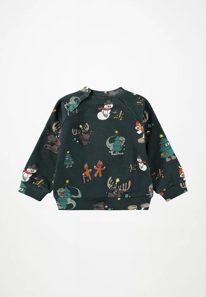 Disc Sweatshirt, Cartoony Xmas
