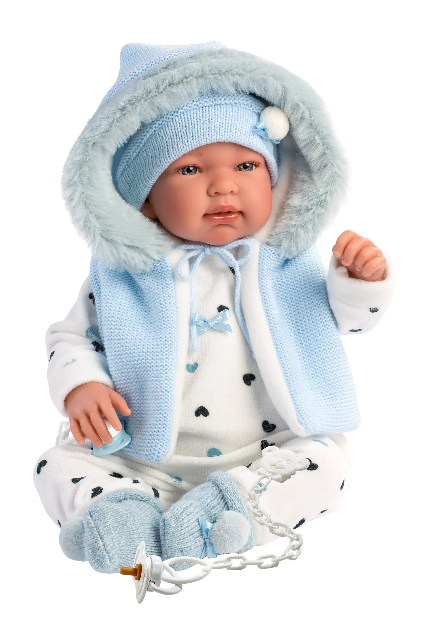 Tino 17.3" Newborn Articulated Crying Doll