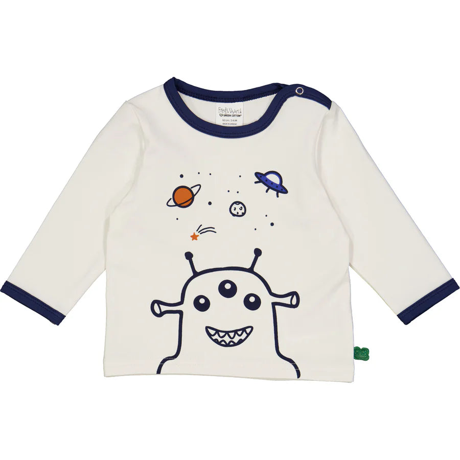 Galaxy L/S Top, Alien on Balsam Cream