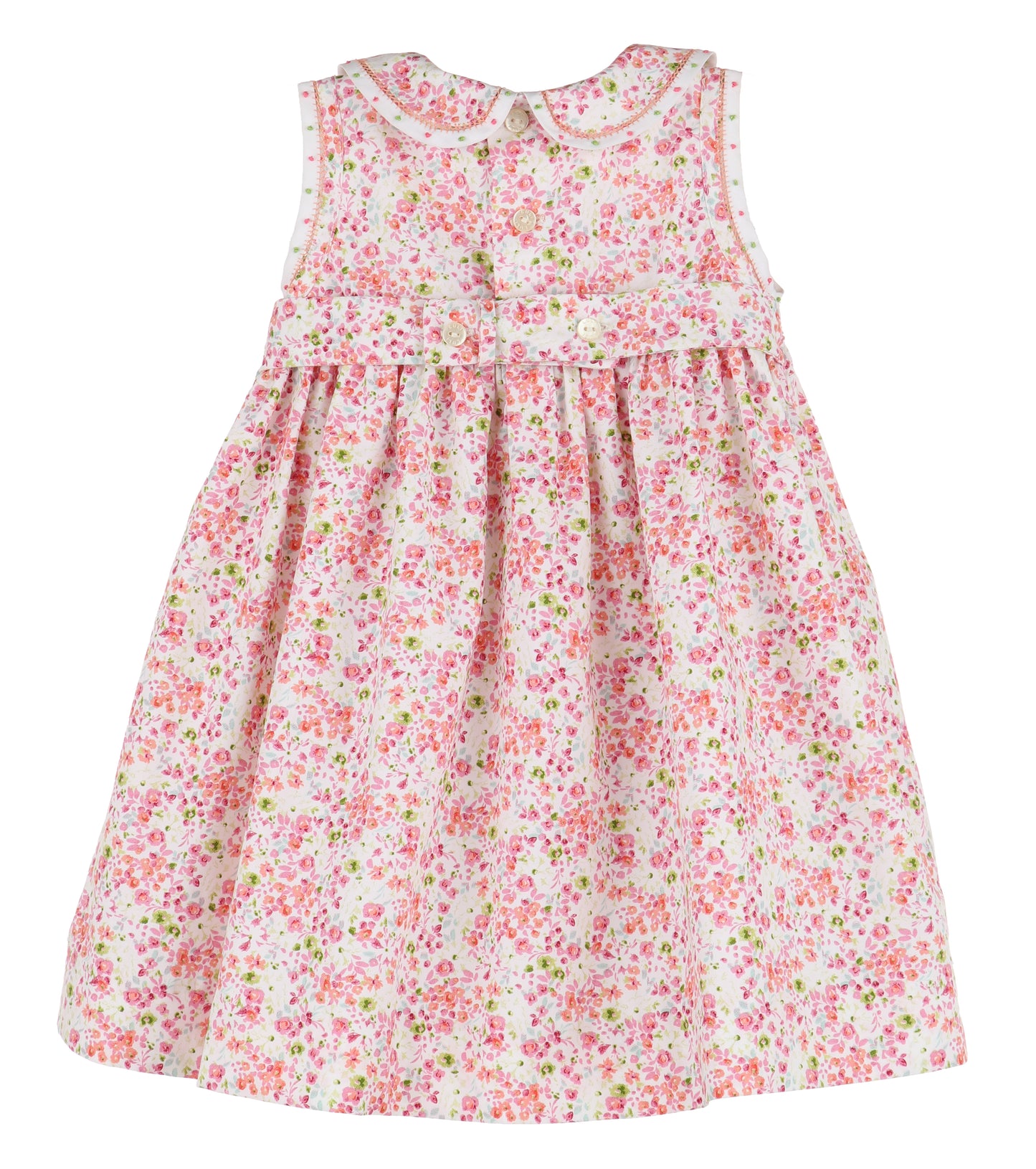 Berry Bouquet Smock Dress, Fuchsia