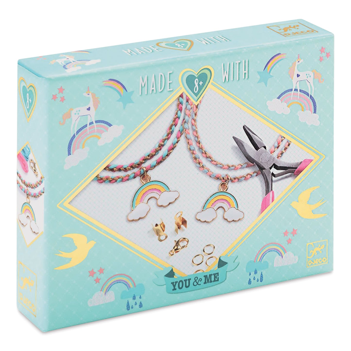 You & Me Jewelry Kit, Rainbow Kumihimo