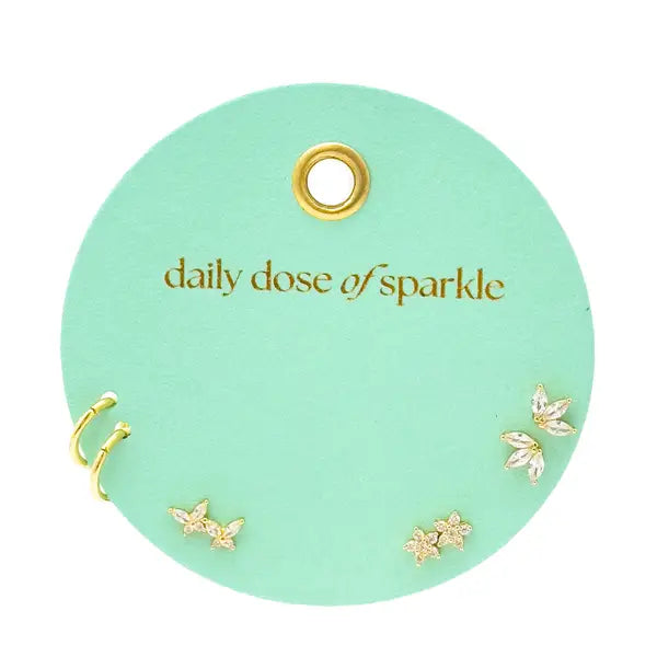 Huggie Earring Set, Stud